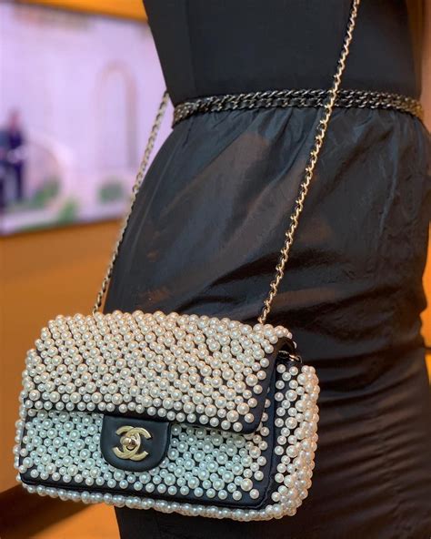 pearl chanel flap bag|chanel double sided flap bag.